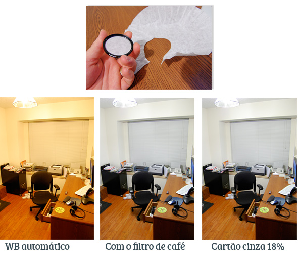 WB com Filtro de café do Artigo Faça você mesmo, DIY ou gambiarras fotográficas - Foto Dicas Brasil