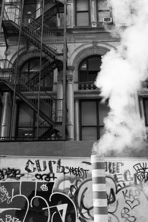 Chaminé e Graffiti, NYC.