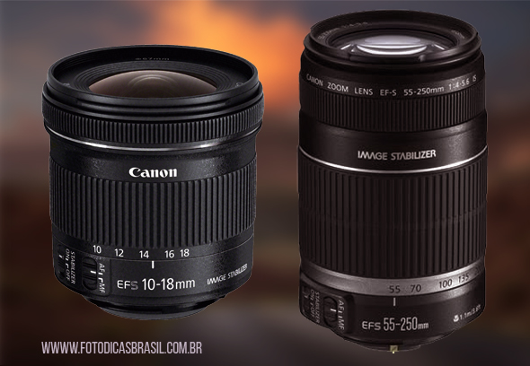 Duas lentes Canon pra iniciar na fotografia do artigo "Qual lente é melhor pra começar na fotografia"